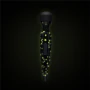 glow in the dark premium rechargeable mini wand massager