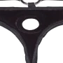 Lux Fetish Fully Adjustable Unisex Black Velvet Bikini Strap-On Harness with Satin Blindfold