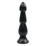 Lux Fetish Nine Inch Ribbed Butt Plug with Suction Base
