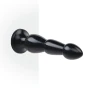 Lux Fetish Nine Inch Ribbed Butt Plug with Suction Base