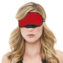 Lux Fetish Red Peek-A-Boo Love Mask