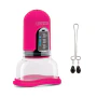 Lux Fetish Rechargeable Four Function Auto Pussy Pump With Clit Clamp