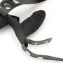 Lux Fetish Silicone Strap-On Harness Dildo with Internal Penetration