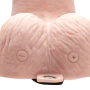 Lux Fetish Fully Adjustable Unisex Six Inch USB Rechargeable Strap-On with Balls Flesh
