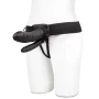 Lux Fetish Fully Adjustable Unisex Vibrating Hollow Double Penetration Strap-On Dildo
