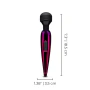 metallic premium usb rechargeable mini wand massager