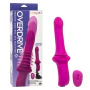 Overdrive Remote Control Rechargeable Silicone Sex Machine Smooth Thruster Pink
