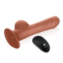 Pegasus Eight Inches Realistic Silicone Vibrating Pegging Dildo with Remote Control and Adjustable Harness Set