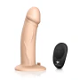 Pegasus Six and Half Inches Realistic Silicone Vibrating Pegging Dildo with Remote Control and Adjustable Harness Set