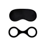 Silicone Cuffs with Eye Mask