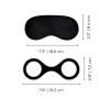 Silicone Cuffs with Eye Mask