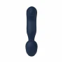 Svakom Iker Neo App-Controlled Rechargeable Interactive Pulsating Silicone Prostate Vibrator Navy Blue
