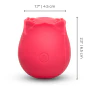 Tapping Rechargeable Rose Vibrator