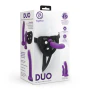 Duo 2 Piece 5.5 inch & 7.75 inch Silicone Dildos & Harness Set