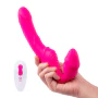 Strapless Together Vibrating Strapless Strap-On Dildo