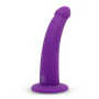 Tilt 6.5 inch Vibrating Silicone Dildo & Harness Set
