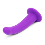 Tilt 6.5 inch Vibrating Silicone Dildo & Harness Set