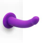 Tilt 6.5 inch Vibrating Silicone Dildo & Harness Set