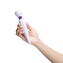 usb rechargeable mini wand massager - white