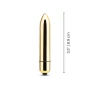 Waterproof Bullet Vibrator - Gold