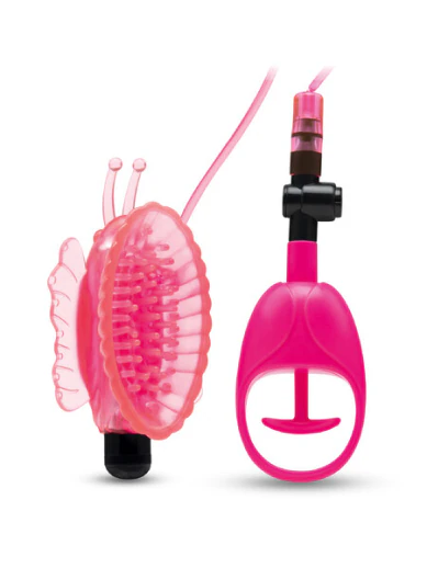 vibrating mini butterly pussy pump with quick release