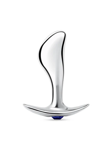 2.5 inch stainless steel bling prostate massager plug