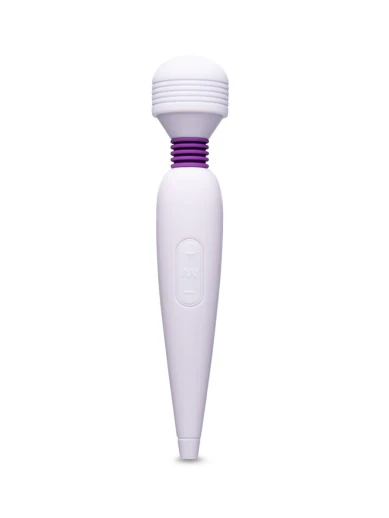 usb rechargeable mini wand massager - white