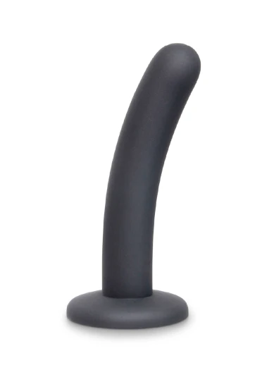 5 inch curved silicone dildo
