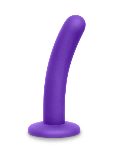 5 inch purple silicone dildo