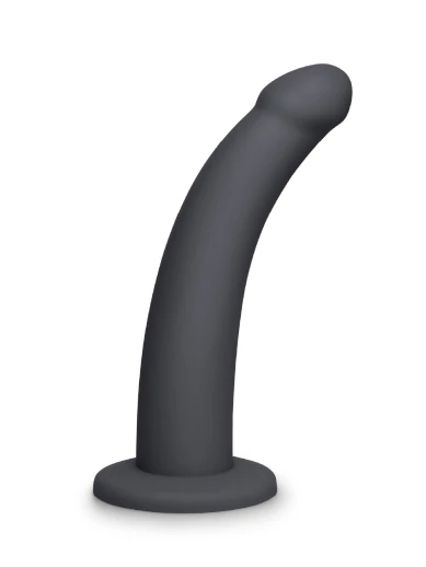 7 inch black silicone dildo