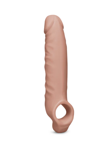 3 extra inches penis extender sleeve with ball loop