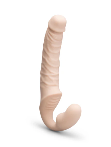 realistic posable strap-less strap-on