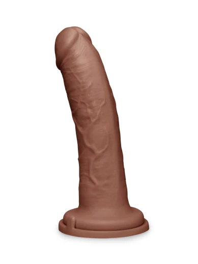 8.5 inch realistic dildo - brown