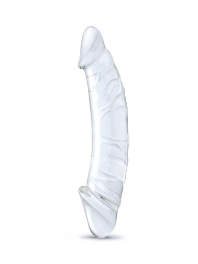 10.5” Girthy Realistic Glass Double Dong