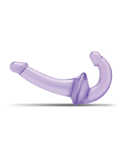 strapless strap-on with internal g-spot dildo
