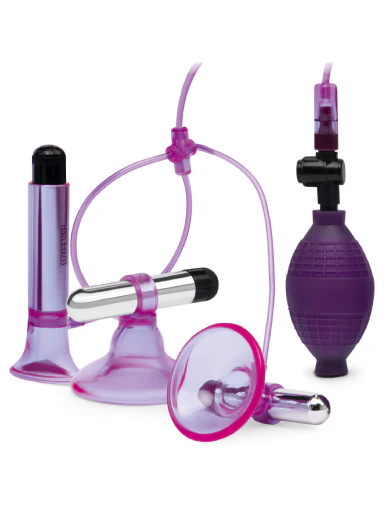 vibrating nipple and clit suckers with quick release