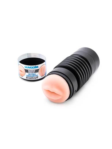 ultra-realistic double-entry pussy & blow job masturbator cup