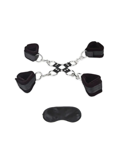 5 piece hogtie set with soft quick release cuffs