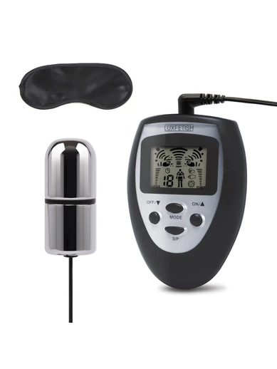 electro-sex shock bullet vibrator with remote control
