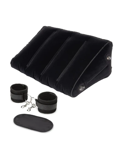 inflatable position wedge with detachable cuffs