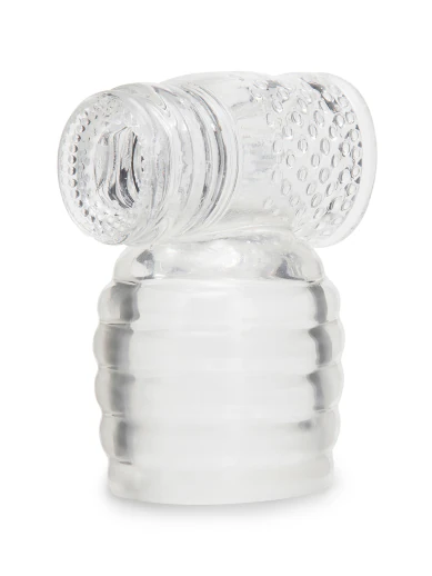 clear male masturbator wand attachment