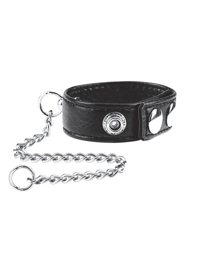 snap cock ring with leash