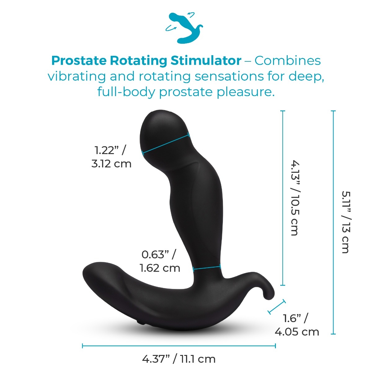 b-Vibe 360 Plug Prostata 2 b-Vibe 360 Plug – Rotierender Prostata-Vibrator mit Fernbedienung. Exklusive bei RaiX Shop Konstanz bestellen