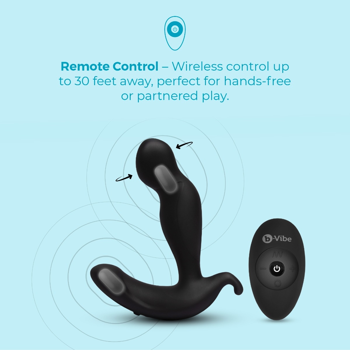 b-Vibe 360 Plug Prostata 3 b-Vibe 360 Plug – Rotierender Prostata-Vibrator mit Fernbedienung. Exklusive bei RaiX Shop Konstanz bestellen