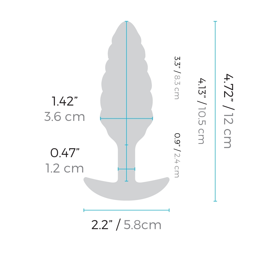bump texture small vibrating rechargeable silicone plug