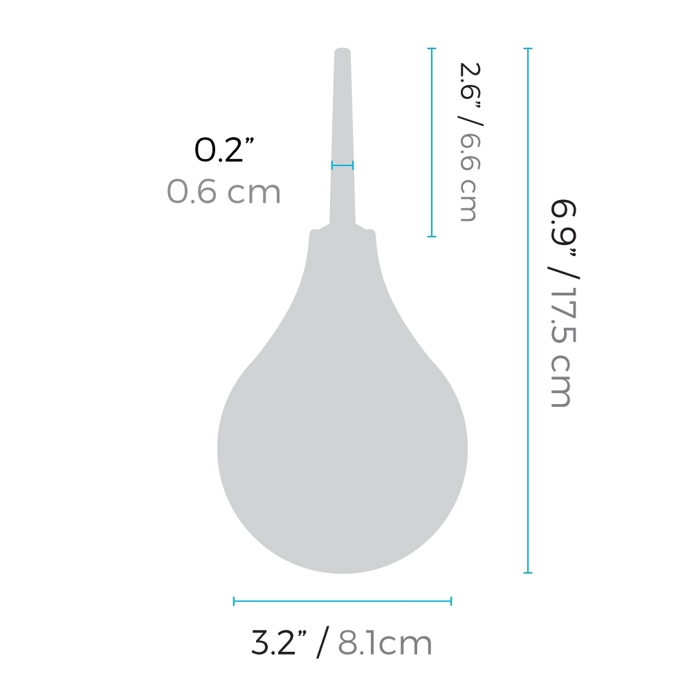 classic enema bulb set