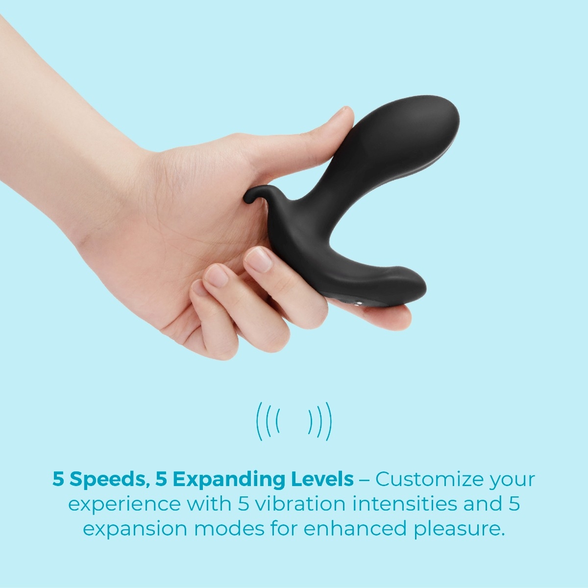 b-Vibe Expand Plug – Expandierbarer Prostata-Vibrator mit Fernbedienung. Exklusive bei RaiX Shop Kosntanz kaufen