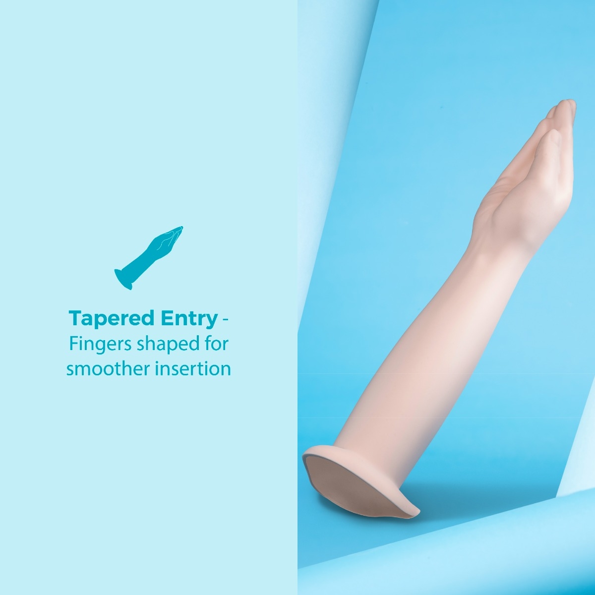 b-Vibe Hand Fisting Dildo 2 Realistischer 16.5" Hand-Fisting-Dildo aus Silikon mit Saugnapf, wasserdicht IPX7 & für intensive, tiefe Stimulation entwickelt. Jetzt offiziell bestellen! Exklusive bei RaiX Shop Konstanz kaufen.