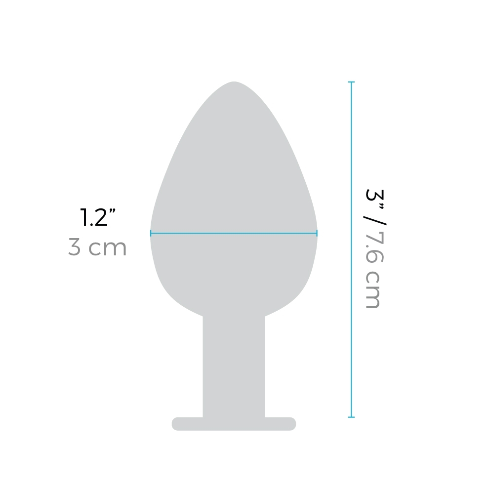 crystal intermediate butt plug