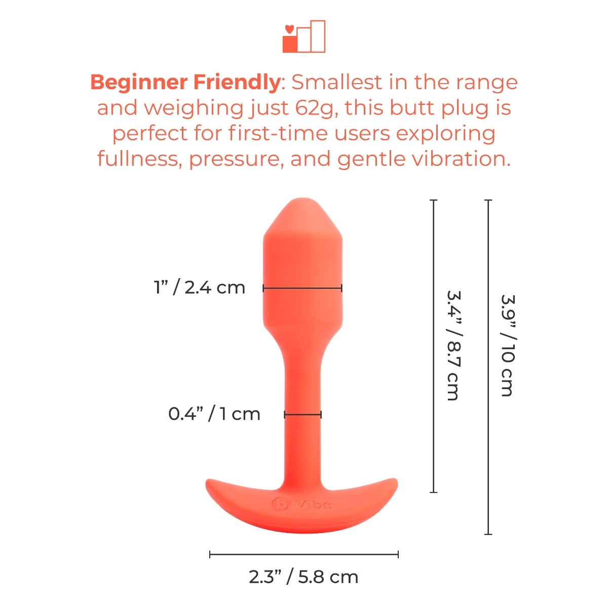 Perfekt für Anfänger & Anal-Training: Der b-Vibe Vibrating Snug Plug S. jetzt bei RaiX Shop Konstanz bestellen